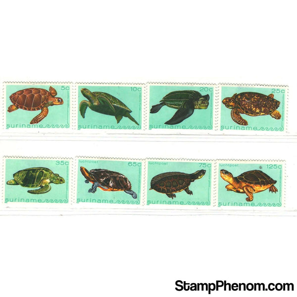 Suriname Turtles , 8 stamps