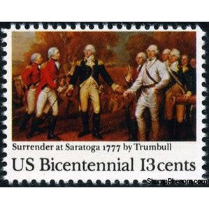 United States of America 1977 Surrender of Burgoyne, by John Trumbull