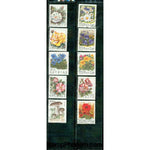 Sweden Flowers , 10 stamps