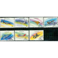 Tanzania Aircraft , 7 stamps