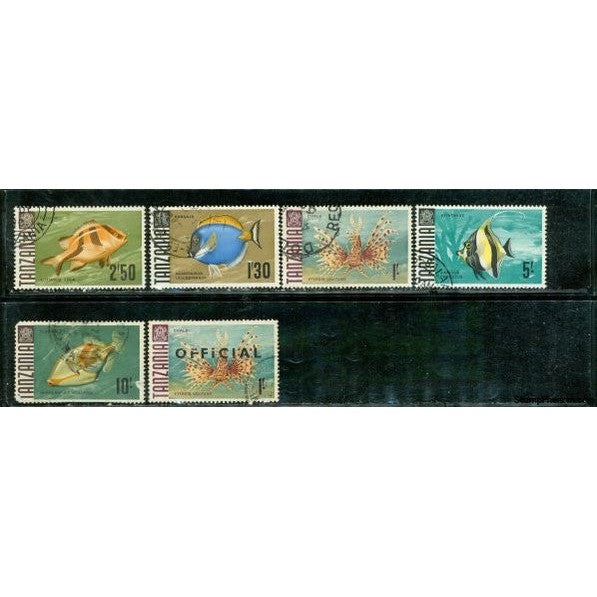 Tanzania Fishes , 6 stamps