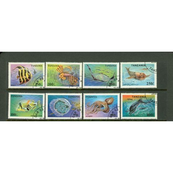 Tanzania Fishes , 8 stamps - Tanzania Fishes , 8 stamps