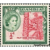 Gambia 1953 Tapping for palm wine