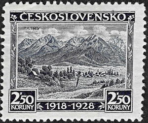 Czechoslovakia 1928 Tatry - The High Tatras