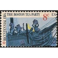 United States of America 1973 Tea being Thrown off British Merchantman