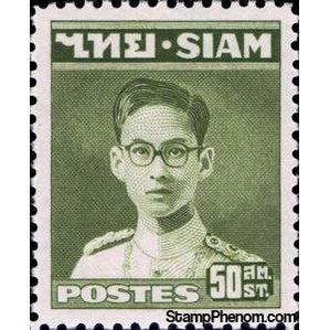 Thailand 1949 King Bhumibol Adulyadej-Stamps-Thailand-StampPhenom