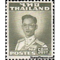 Thailand 1957 King Bhumibol Adulyadej-Stamps-Thailand-StampPhenom