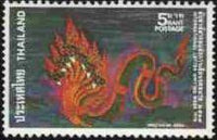 Thailand 1976 International Correspondence Week-Stamps-Thailand-StampPhenom