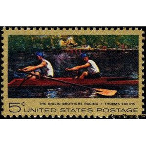 United States of America 1967 "The Biglin Brothers Racing" (Sculing on Schuykill River)