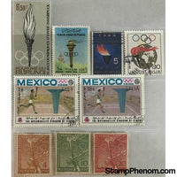 The Olympic Flame-Stamps-StampPhenom.com-StampPhenom