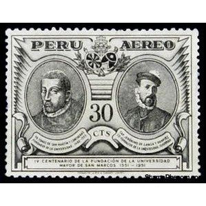 Peru 1951 Thomas de San Martin y Contreras; J. de Aliaga y Ramirez-Peru-StampPhenom