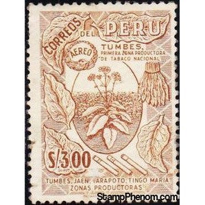 Peru 1953 Tobacco-Plant of Tumbes-Peru-StampPhenom