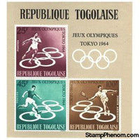 Togo Olympics Imperf Sheet , 1 stamps