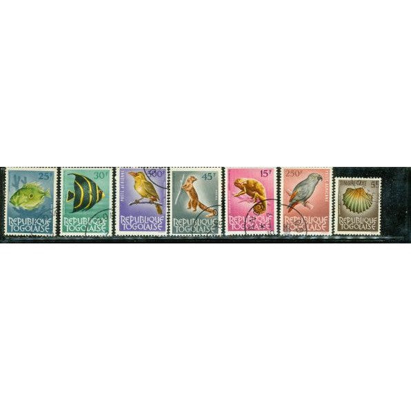 Togo Animals , 7 stamps