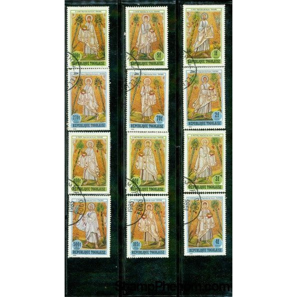 Togo Christ , 12 stamps