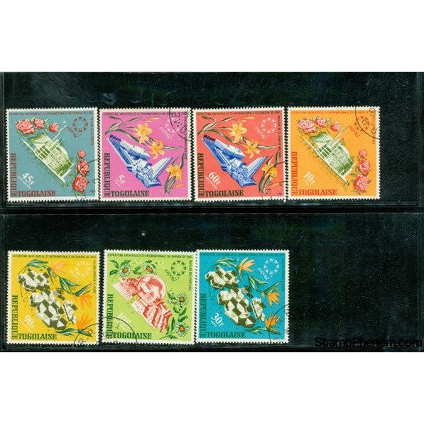 Togo Flowers , 7 stamps