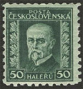 Czechoslovakia 1926 Tomáš Garrigue Masaryk (1850-1937), President-Czechoslovakia-StampPhenom