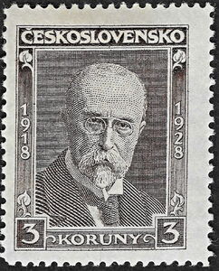 Czechoslovakia 1928 Tomáš Garrigue Masaryk (1850-1937), president