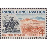 United States of America 1961 Trail Boss and Modern Range, Horse (Equus ferus cabalus)