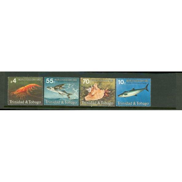 Trinidad & Tobago Fishes , 4 stamps - Trinidad & Tobago Fishes , 4 stamps
