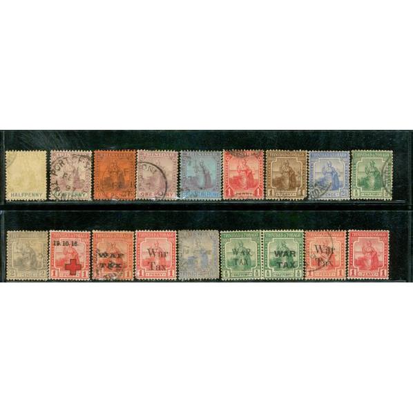 Trinidad & Tobago Lot , 18 stamps - Trinidad & Tobago Lot , 18 stamps
