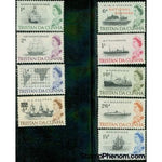 Tristan da Cunha Ships , 9 stamps