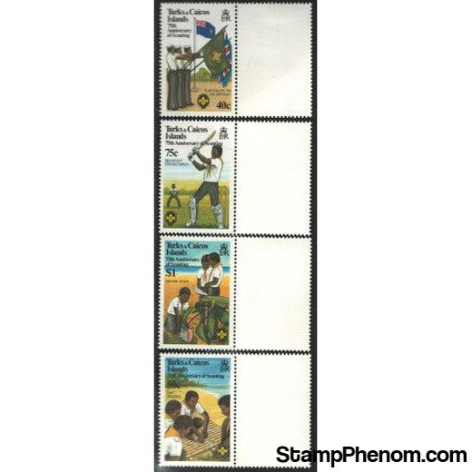 Turks & Caicos Islands Scouting , 4 stamps