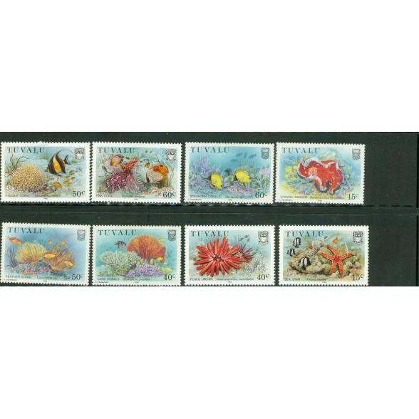 Tuvalu Fishes , 8 stamps - Tuvalu Fishes , 8 stamps