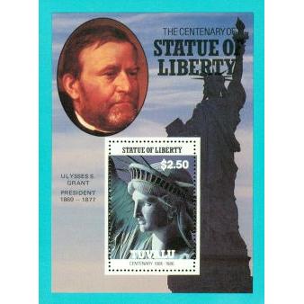 Tuvalu Liberty , 1 souvenir sheet - Tuvalu Liberty , 1 souvenir sheet