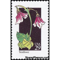 United States of America 1992 Twinflower (Linnaea borealis)