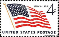 United States of America 1959 U.S. Flag, 1959