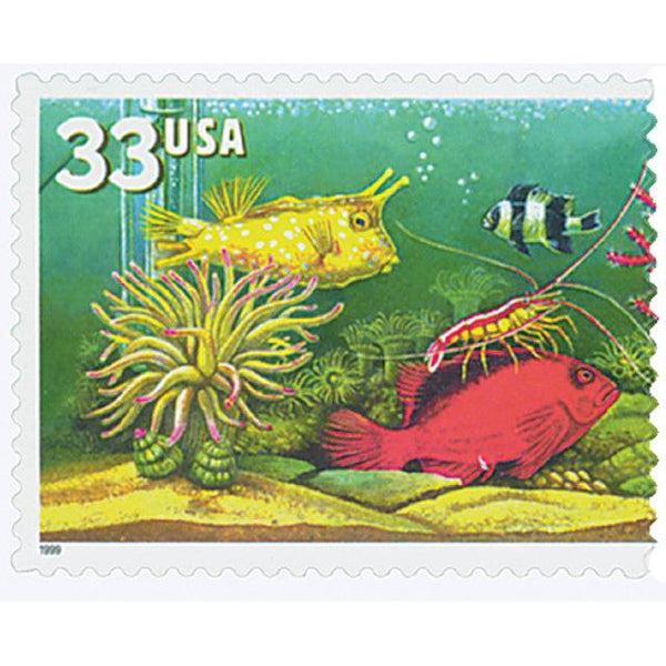 United States of America 2018 Pacific Cleaner Shrimp, Longhorn Cowfish-United States of America-StampPhenom