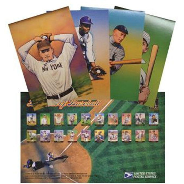 United States of America 2000 20c Legends Of Baseball - Set Of 20 Prestamped Postal Cards-United States of America-StampPhenom