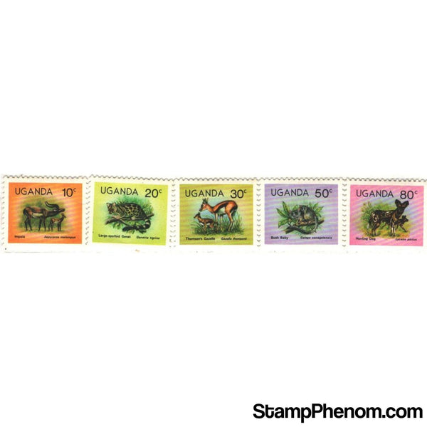 Uganda Animals , 5 stamps