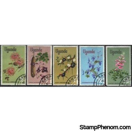 Uganda Flowers , 5 stamps