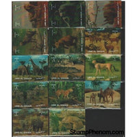 Umm Al Qiwain Animals, Lot 2, 14 stamps-Stamps-Umm Al Qiwain-StampPhenom