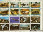 Umm Al Qiwain Aircraft Lot 2 , 16 stamps