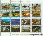 Umm Al Qiwain Aircraft , 16 stamps