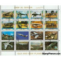 Umm Al Qiwain Aircraft , 16 stamps