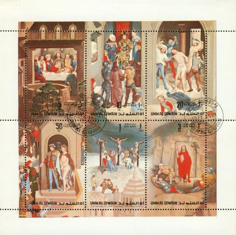 Umm Al Qiwain Christ , 6 stamps