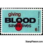 United States 1971 Blood Donors-Stamps-United States of America-Mint-StampPhenom