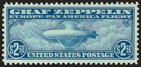 United States of America 1930 Zeppelins-Stamps-United States of America-Mint-StampPhenom