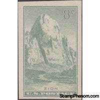 United States of America 1935 Mountain Great White Throne, Zion National Park, Utah