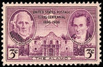 United States of America 1936 Sam Houston, Stephen F. Austin and the Alamo, San Antonio