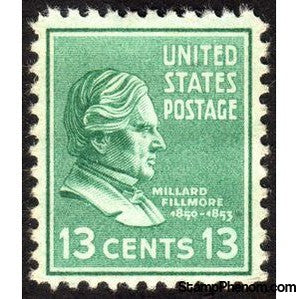 United States of America 1938 Millard Fillmore (1800-1874), 13th President of the U.S.A.