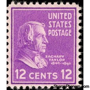 United States of America 1938 Zachary Taylor (1784-1850), 12th President of the U.S.A.