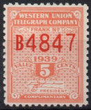 United States of America 1939 Frank - dated 1939