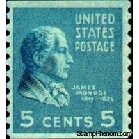 United States of America 1939 James Monroe (1758-1831), fifth President of the U.S.A.