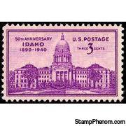 United States of America 1940 The 50th Anniversary of Idaho Statehood-Stamps-United States of America-Mint-StampPhenom