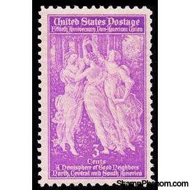 United States of America 1940 The Pan American Union Anniversary-Stamps-United States of America-Mint-StampPhenom